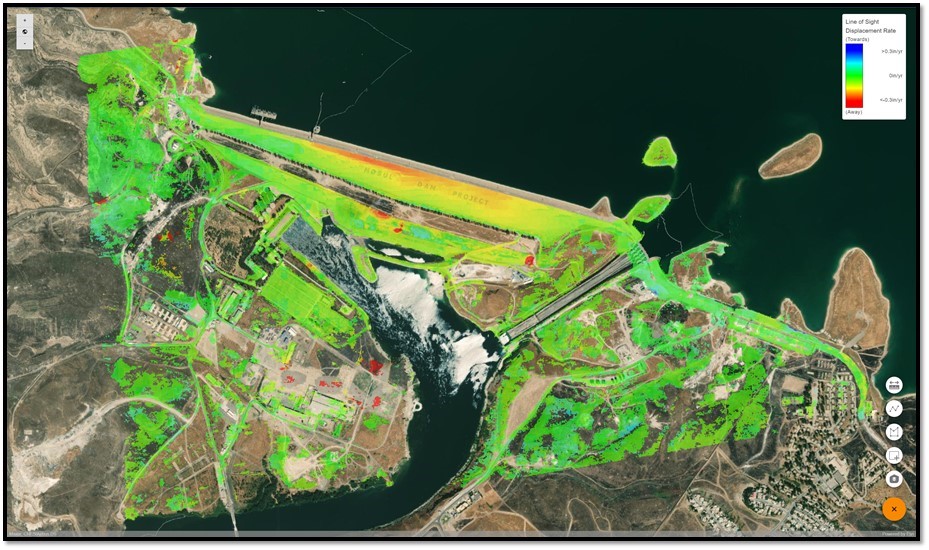 InSAR Mosul Dam